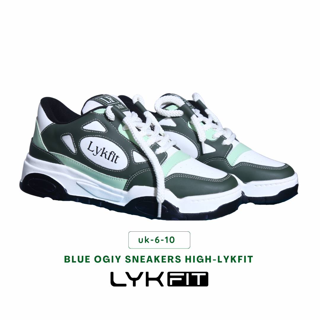 ORIGNAL OGIY OLIVE GREEN SNEAKERS HIGH BY LYKFIT